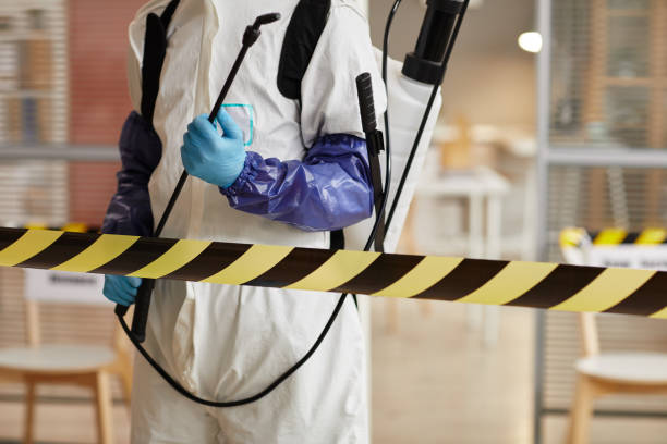 Professional Sewage Cleanup technician working in Newburg, MD
